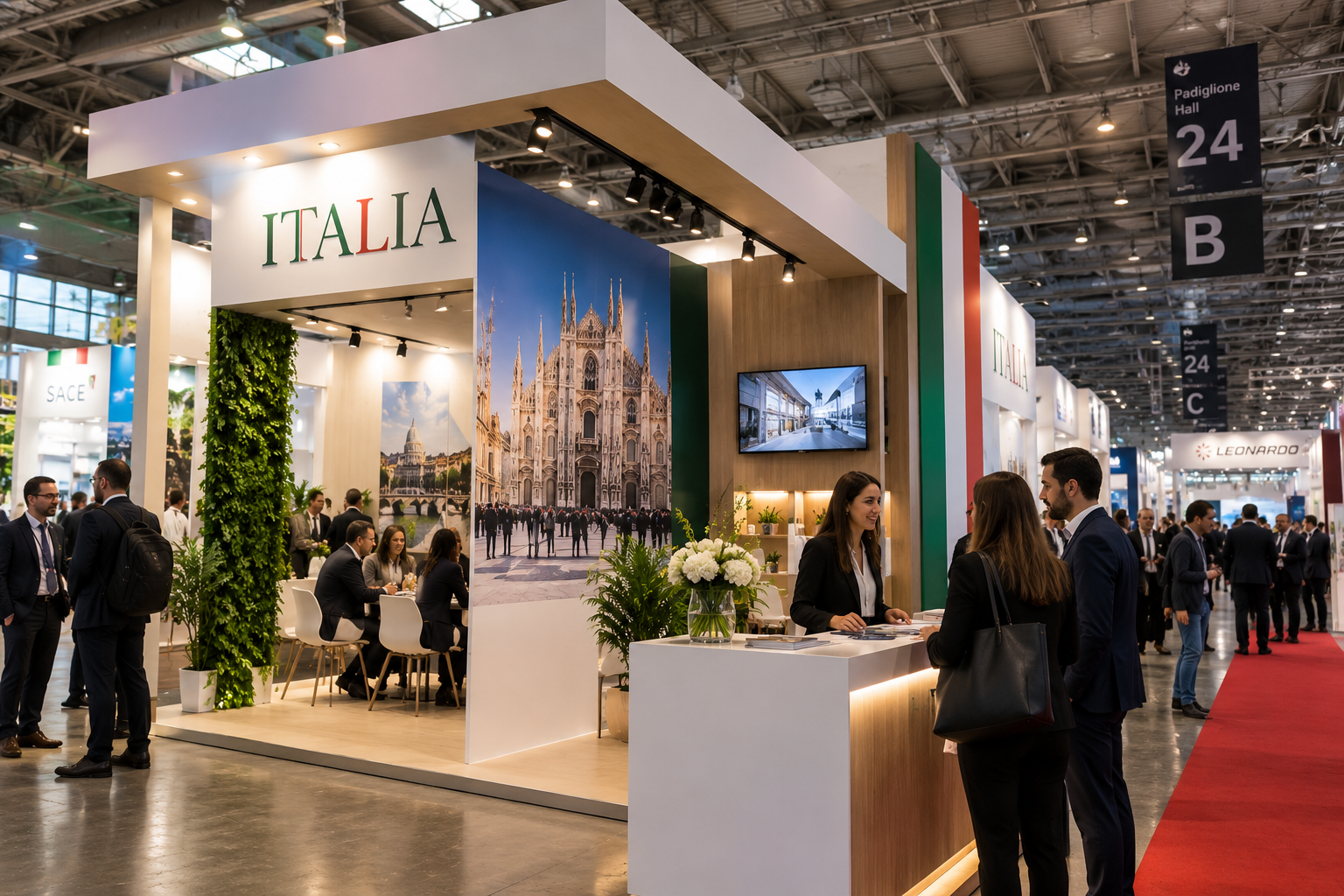 custom exhibition stand builders in berlin prepared for trade show