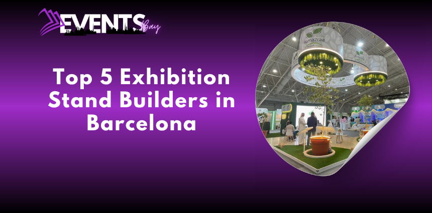 Exhibition stand builders in Barcelona creating a custom booth at Fira Barcelona