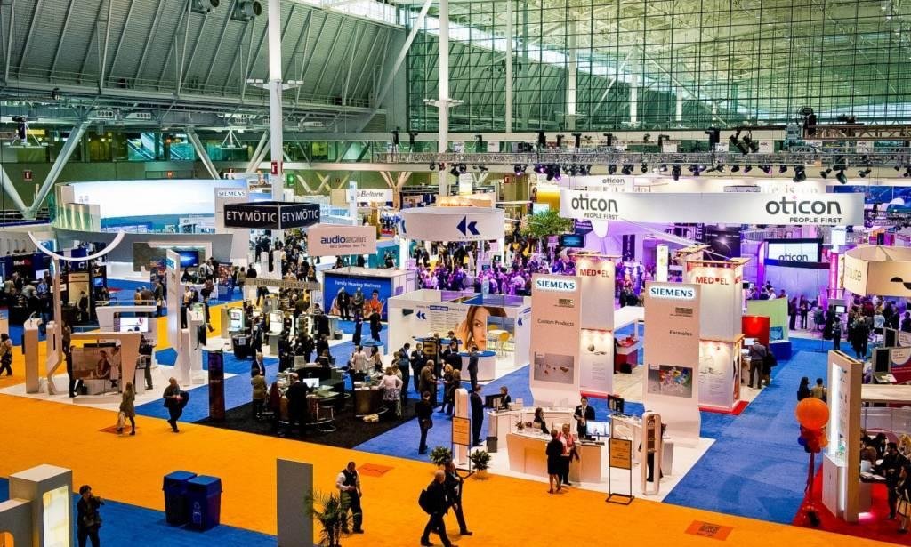 Exhibition stand builders in Boston at a trade show venue