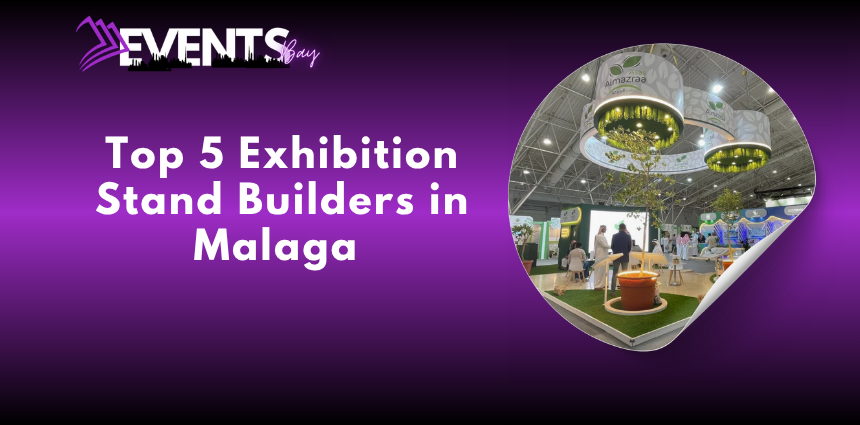 Exhibition stand builders in Malaga 2026 showcasing a custom trade show booth