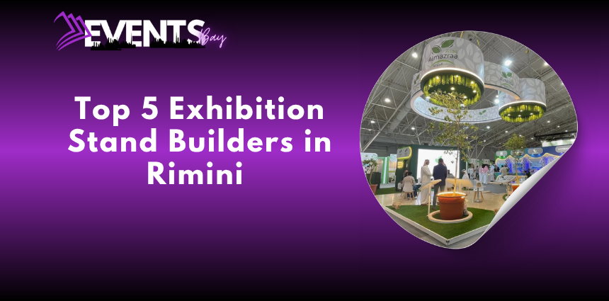 Exhibition stand builders in Rimini 2026 showcasing a custom trade show booth