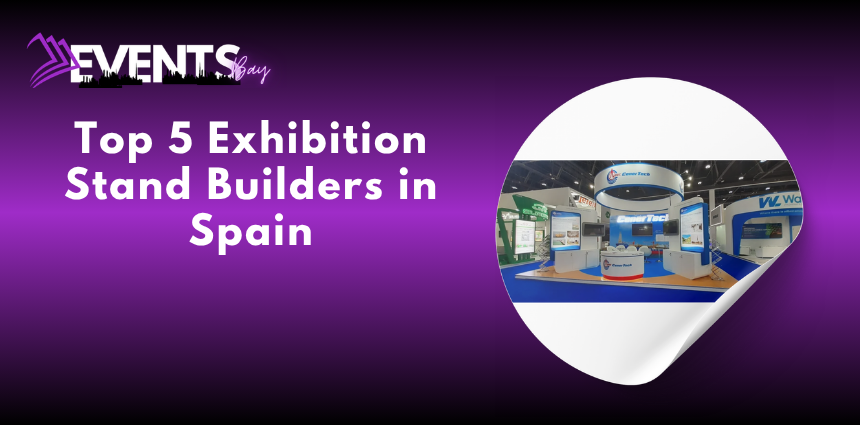 Exhibition stand builders in Spain 2026 showcasing a custom trade show booth