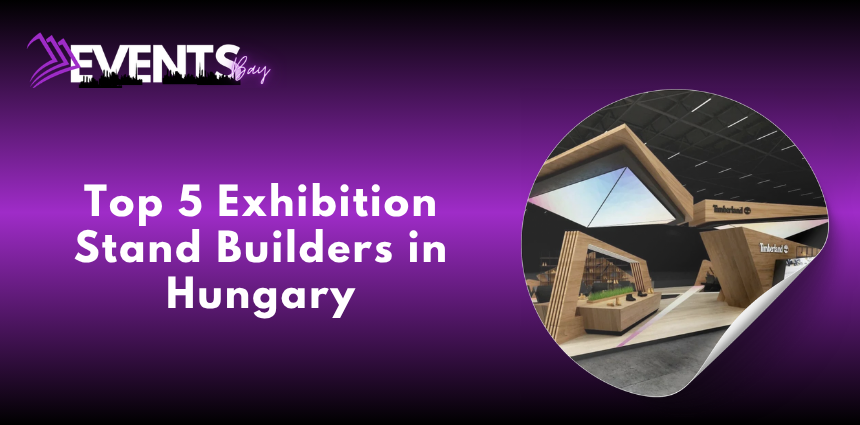 Exhibition stand builders in hungary 2026 showcasing a custom trade show booth