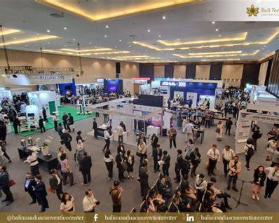 custom exhibition stand builders in bali prepared for a business event and trade show